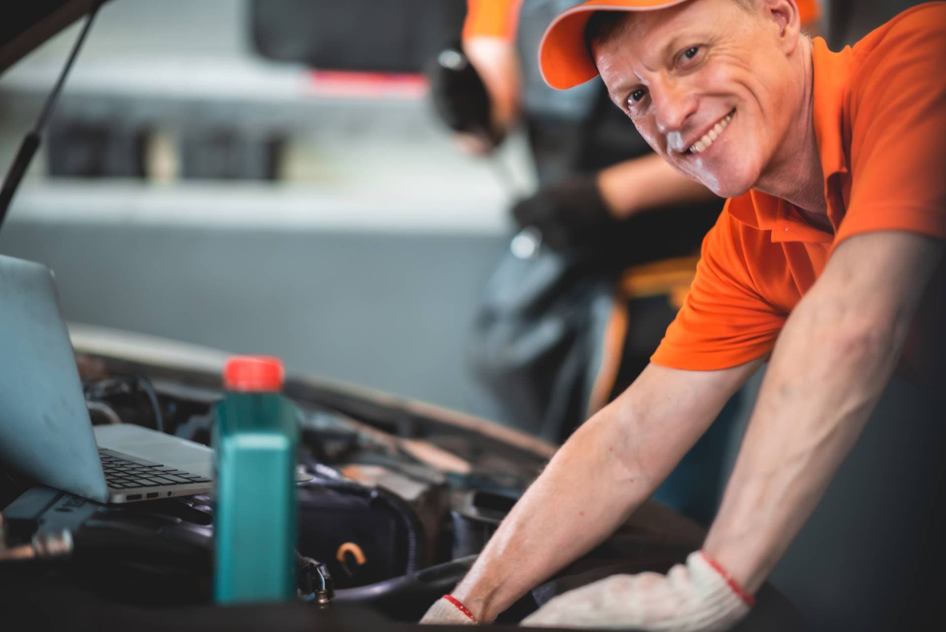 man with wrench